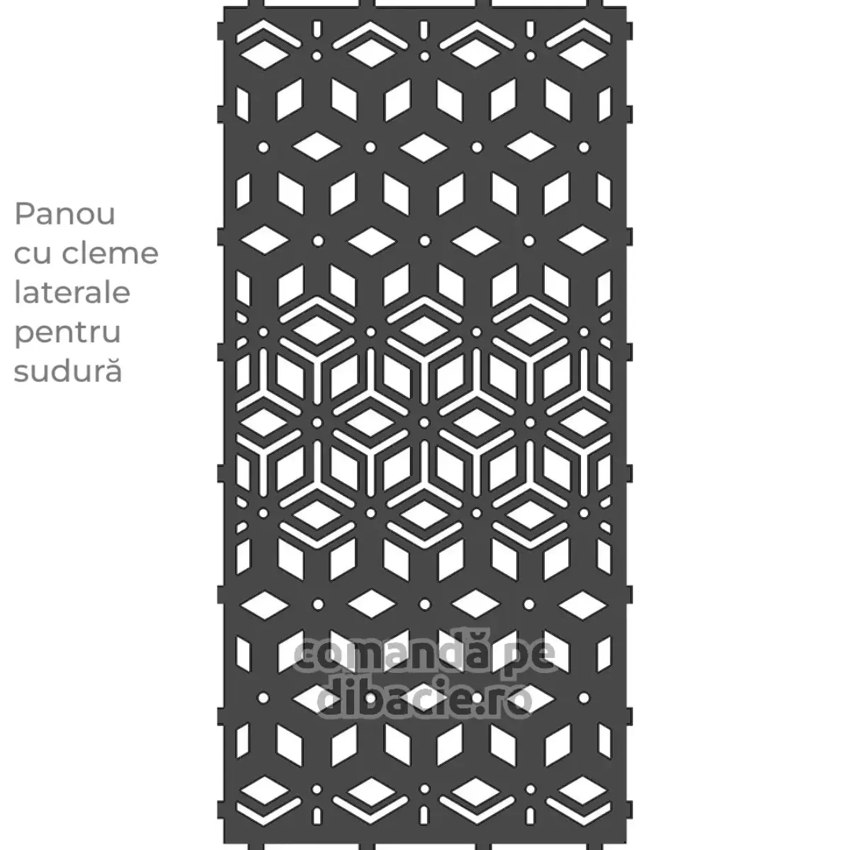 Panou poarta si gard metalic - Hiper cub