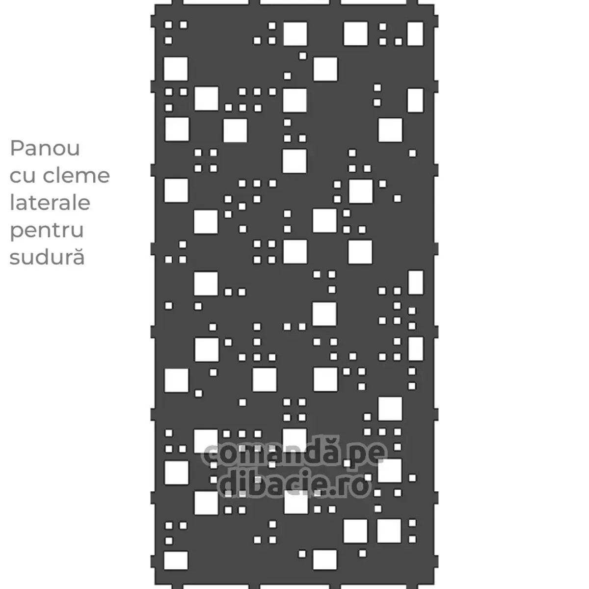 Panou poarta si gard metalic - Mii de patratele