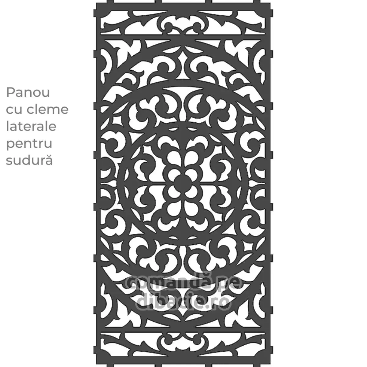 Panou poarta si gard metalic - Taj mahal