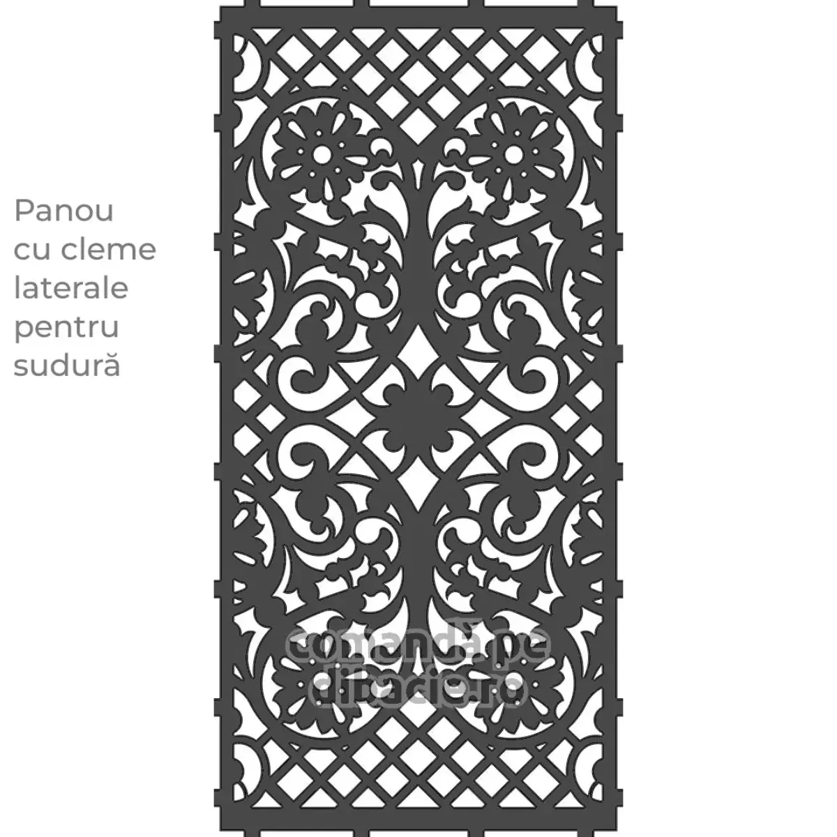 Panou poarta si gard metalic - Versailles