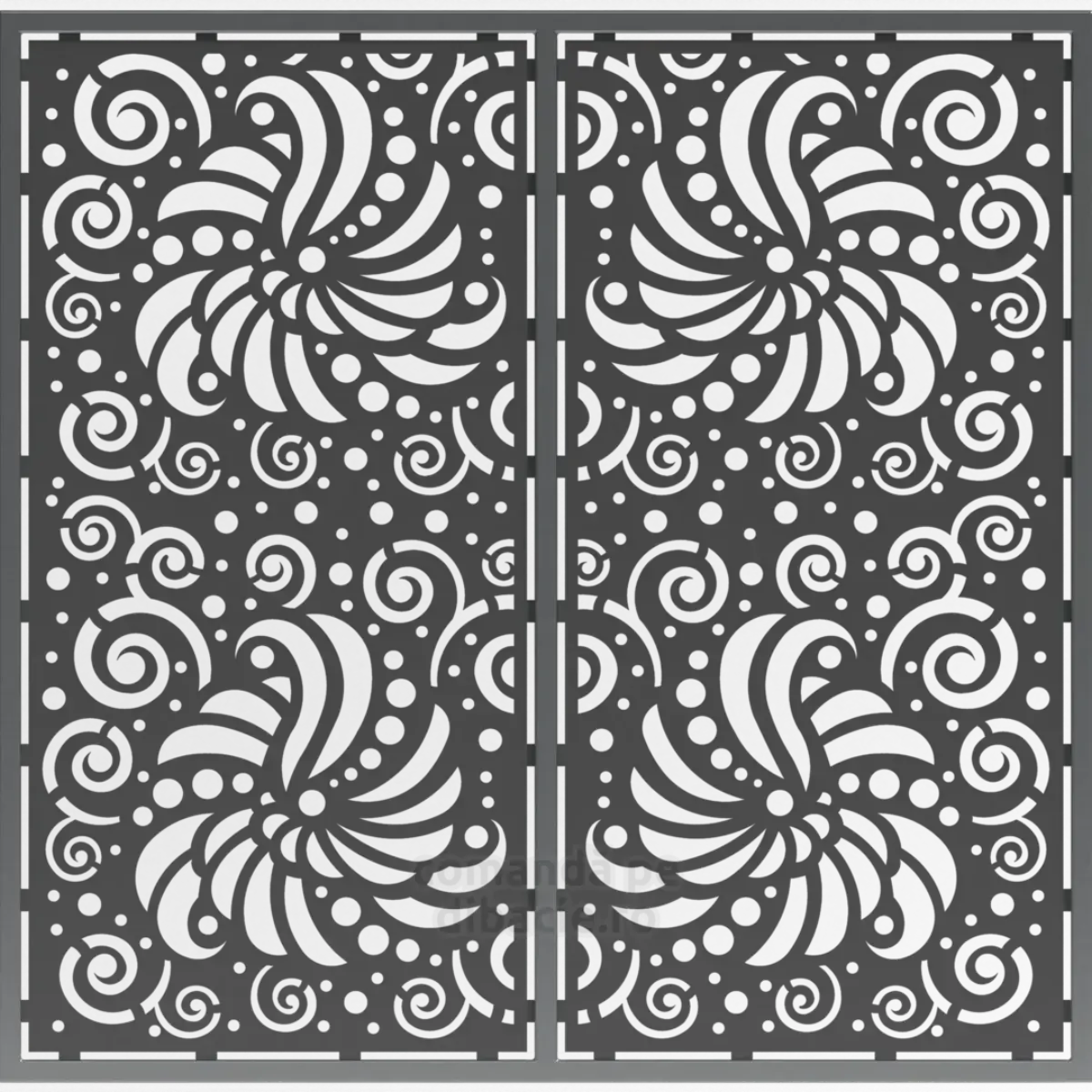 Panou poarta si gard metalic - Vis thailandez