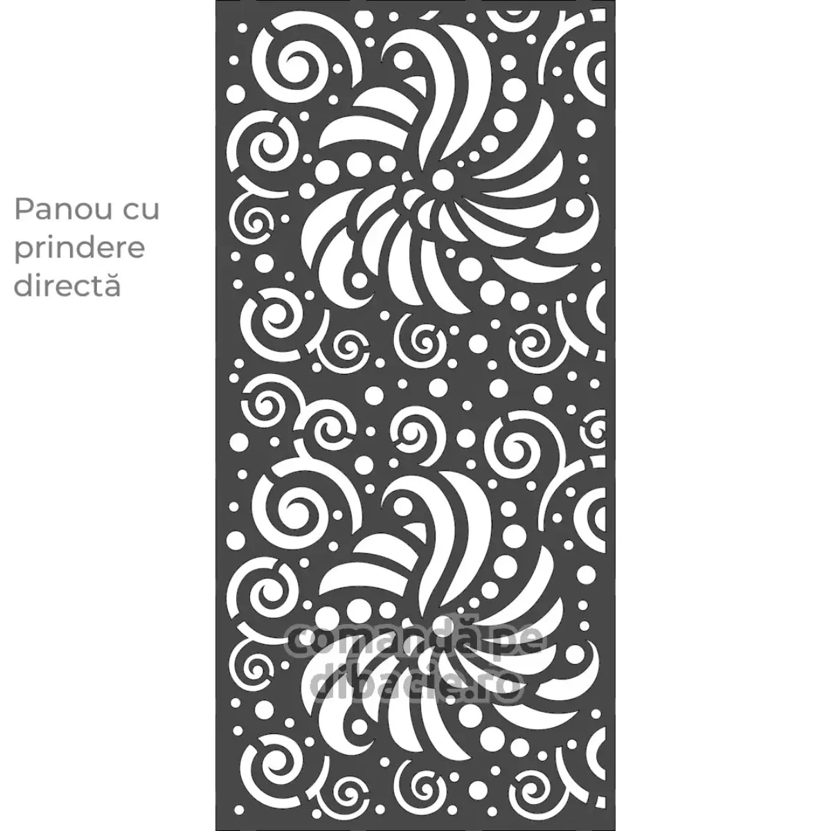 Panou poarta si gard metalic - Vis thailandez