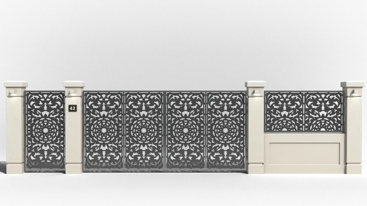 Panou poarta si gard metalic - Persan