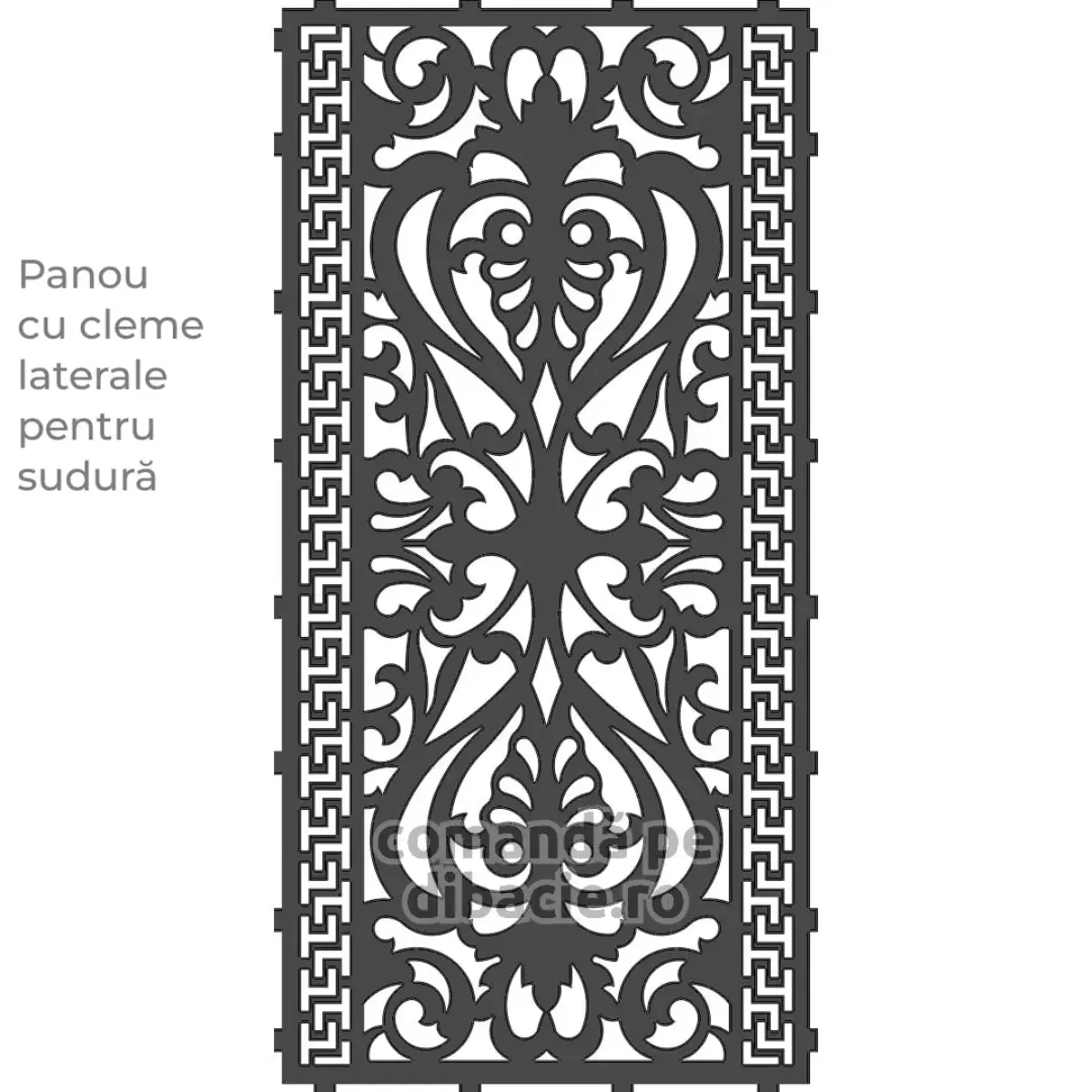 Panou poarta si gard metalic - Bizant