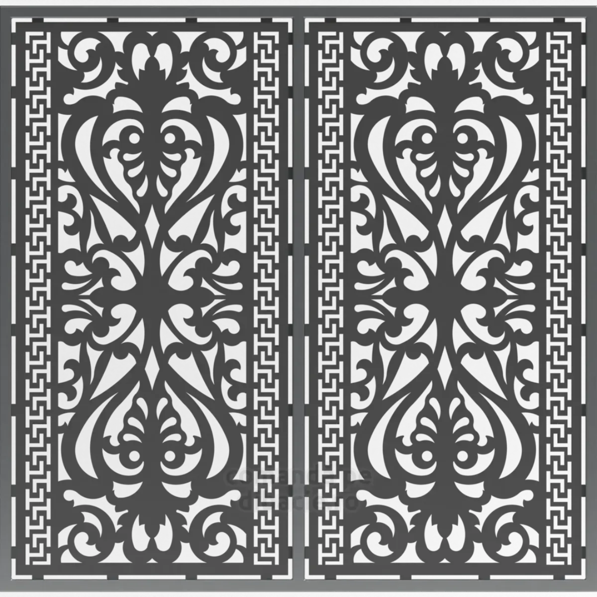 Panou poarta si gard metalic - Bizant