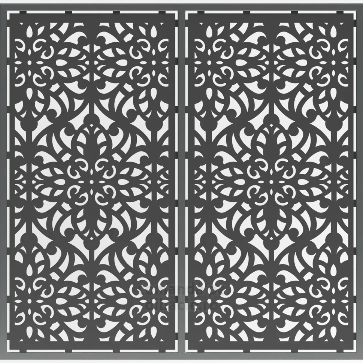 Panou poarta si gard metalic - Samarkand