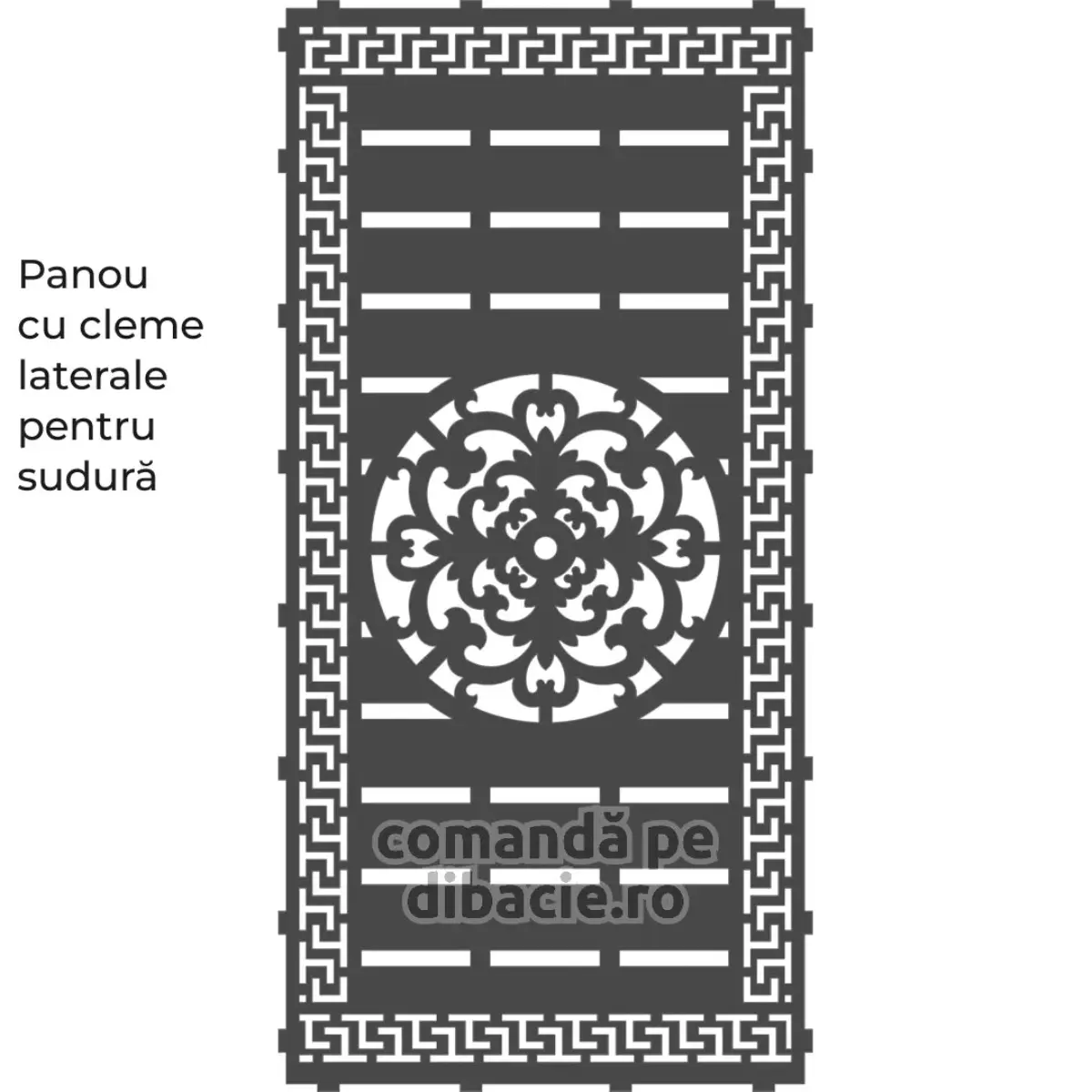 Panou poarta si gard metalic - Rhodos