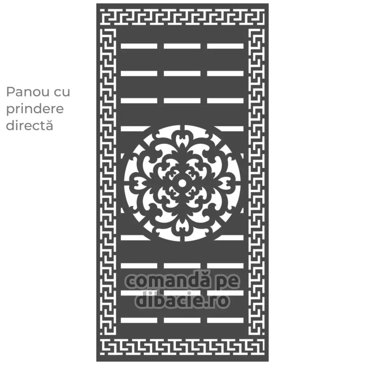 Panou poarta si gard metalic - Rhodos