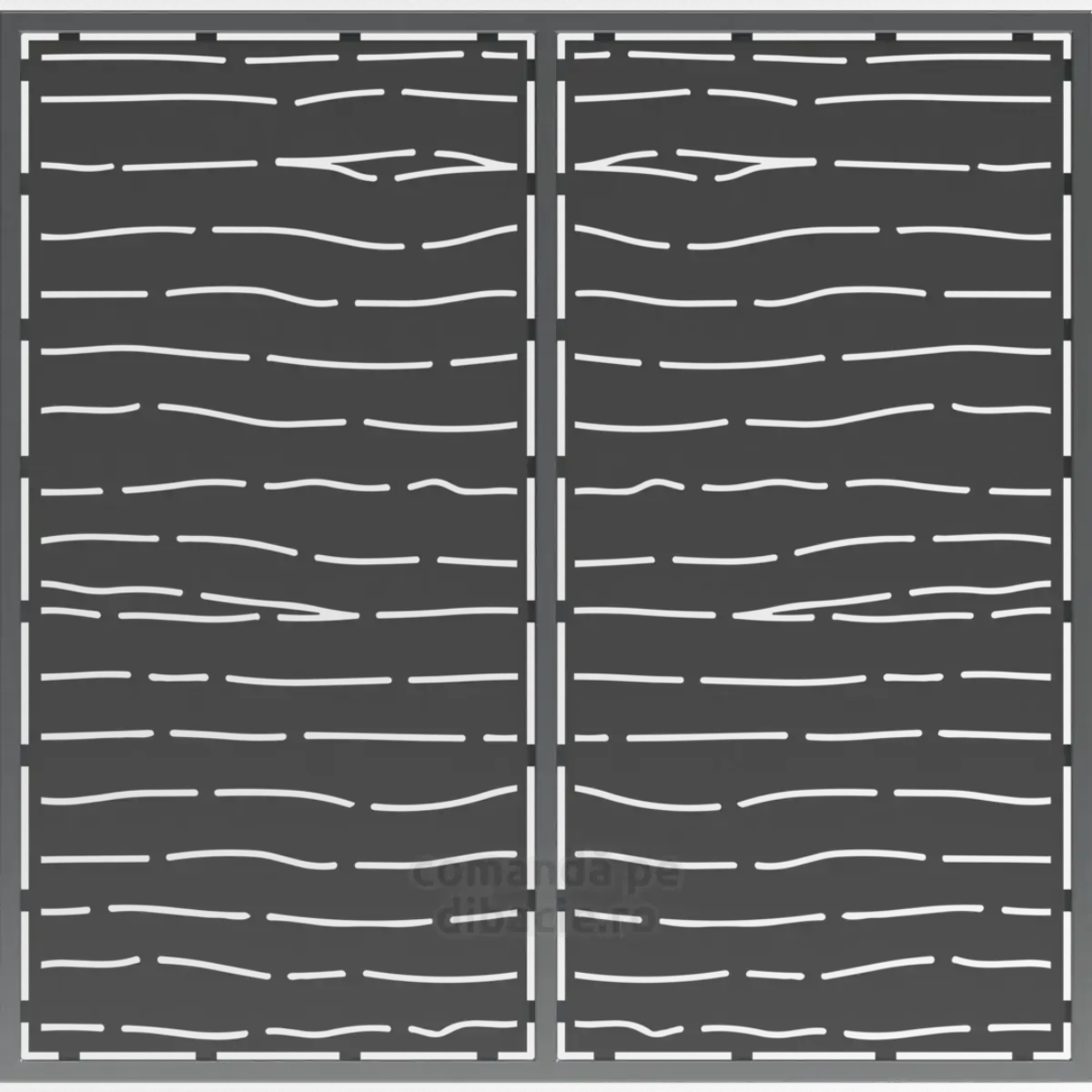 Panou poarta si gard metalic - Vraja marii