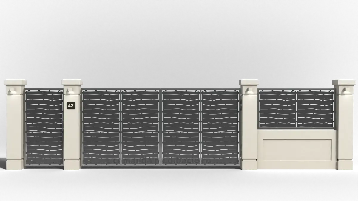 Panou poarta si gard metalic - Vraja marii