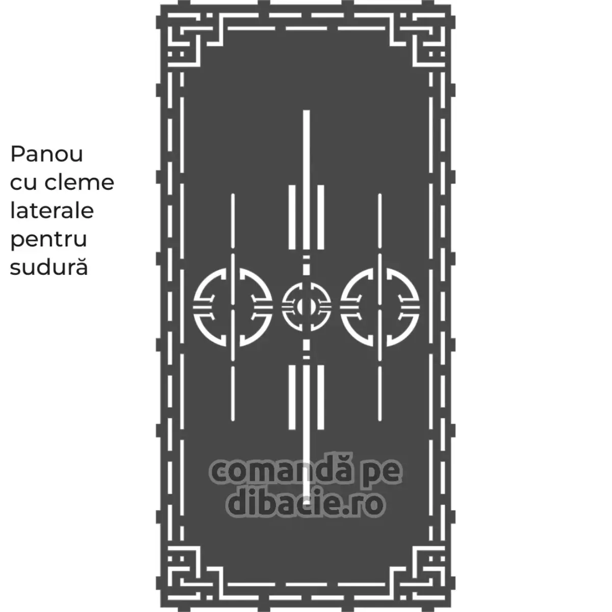 Panou poarta si gard metalic - Atena