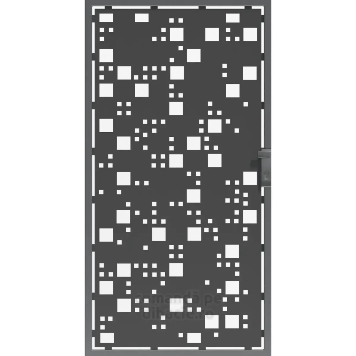 Panou poarta si gard metalic - Digital