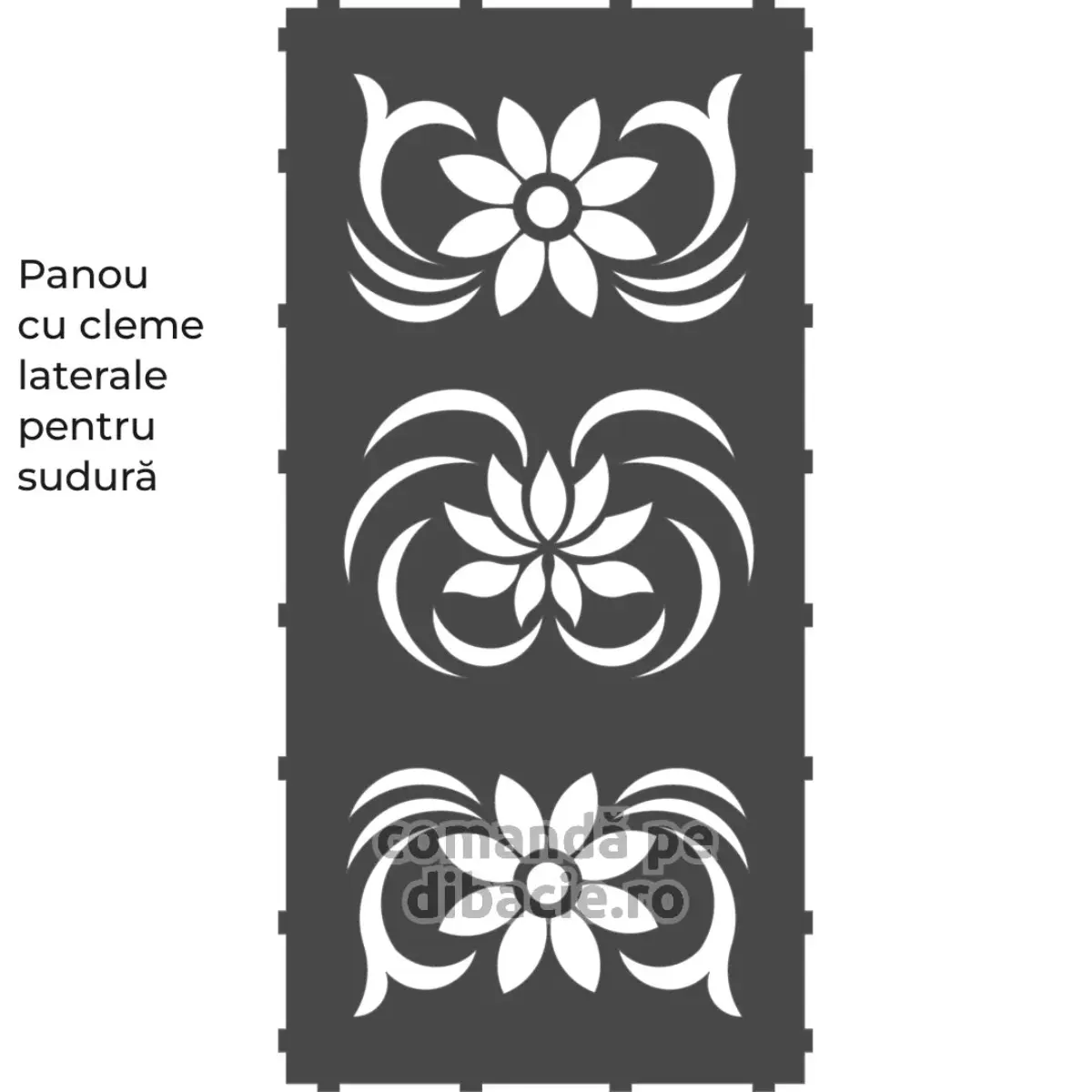 Panou poarta si gard metalic - Lotusi