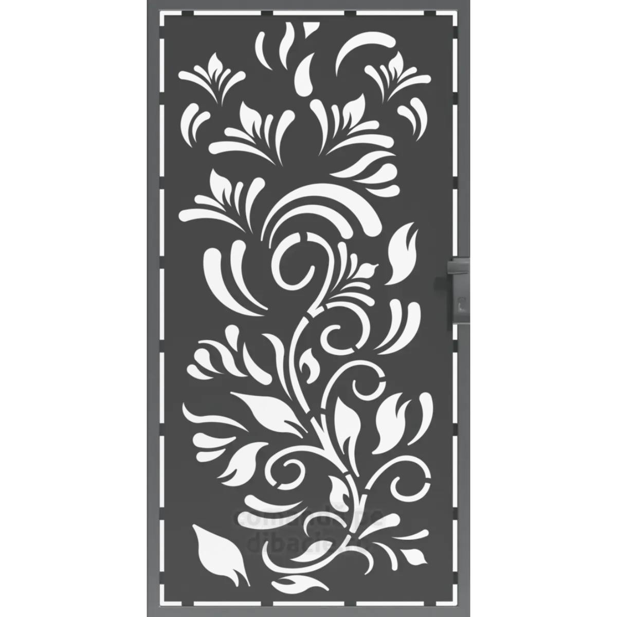 Panou poarta si gard metalic - Crini