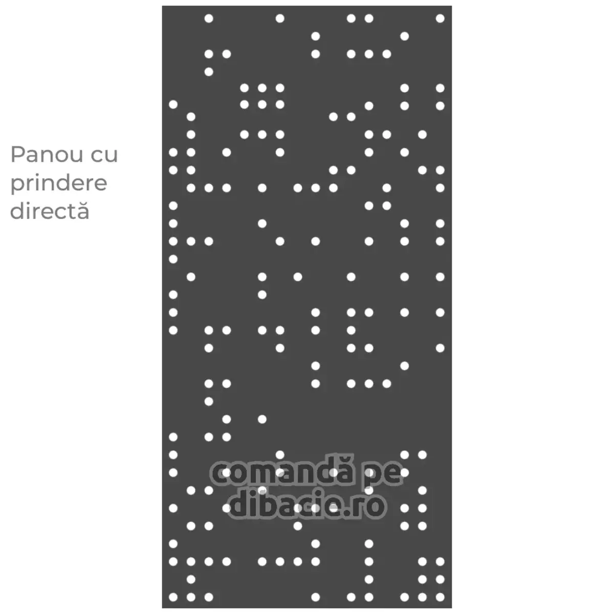 Panou poarta si gard metalic - Braille