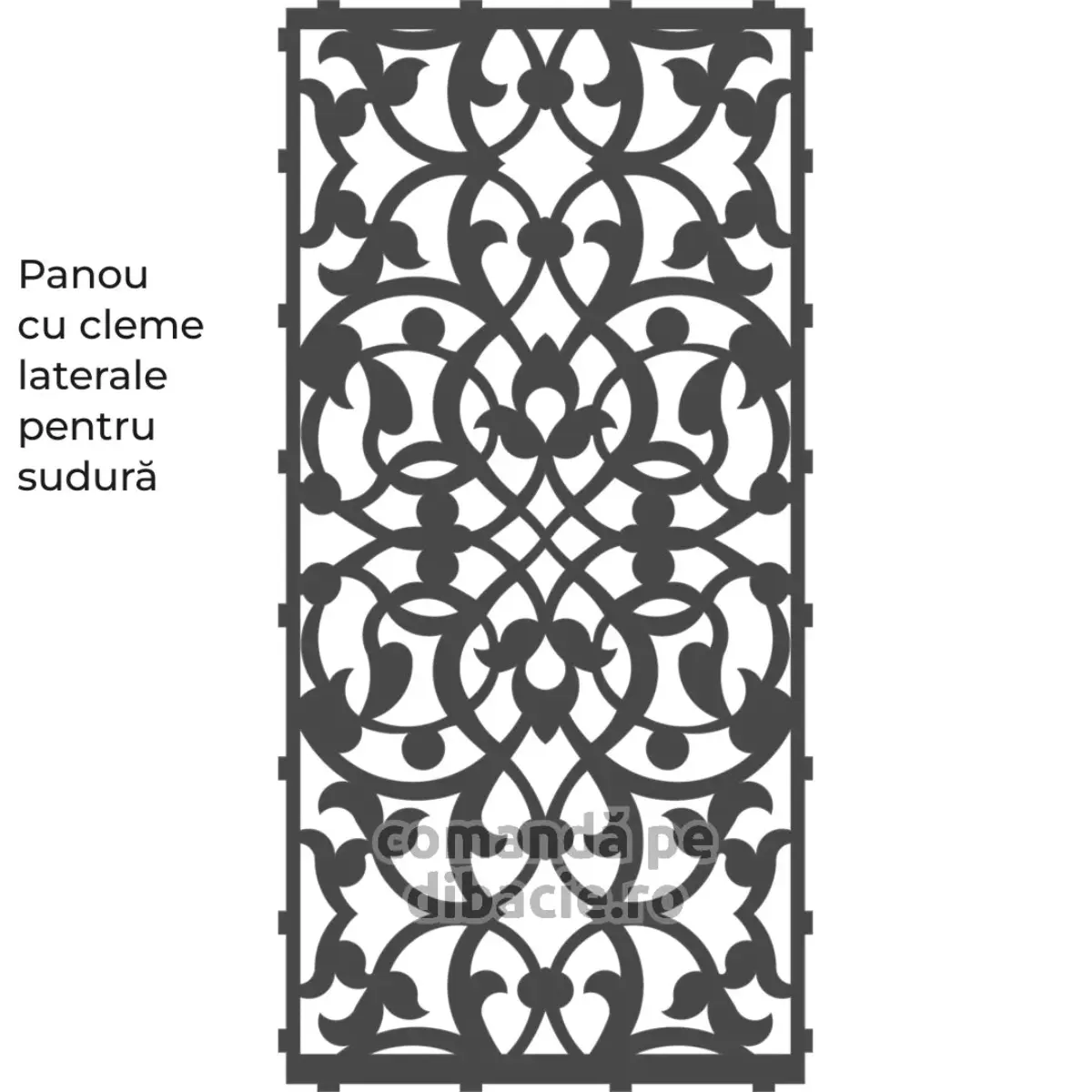 Panou poarta si gard metalic - Cadiz