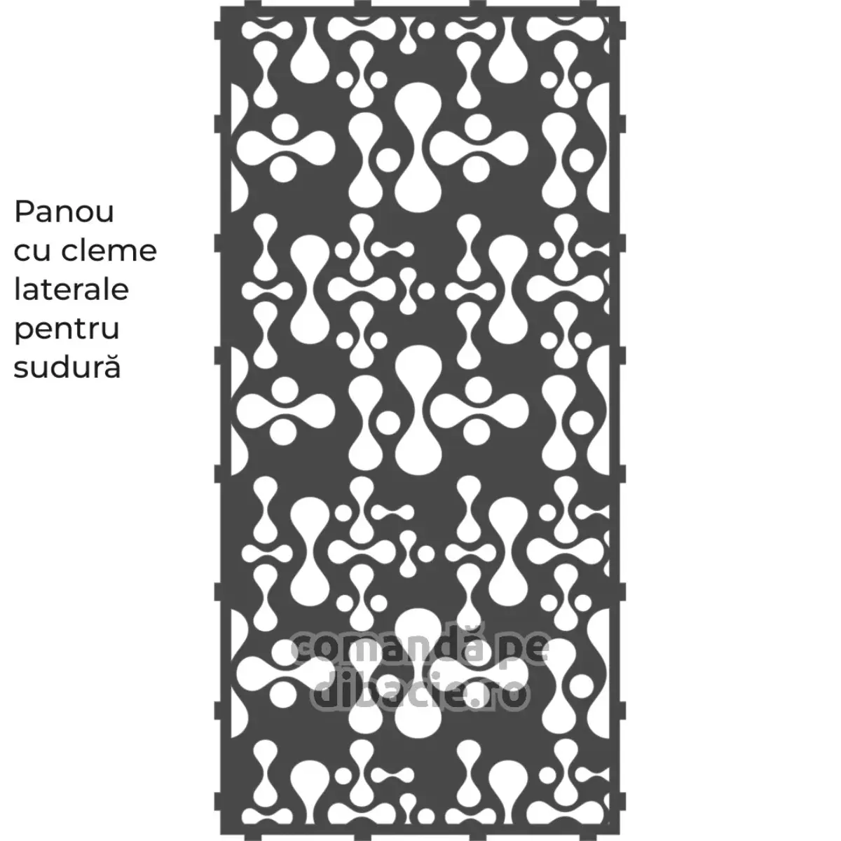 Panou poarta si gard metalic - Biomorf