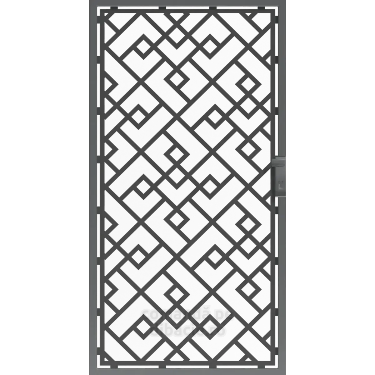 Panou poarta si gard metalic - Tetris