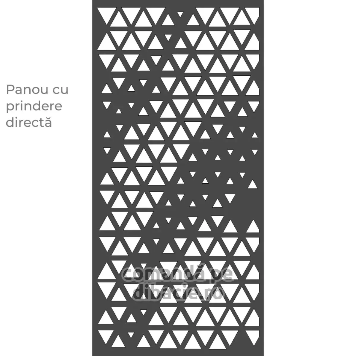 Panou poarta si gard metalic - Piramida