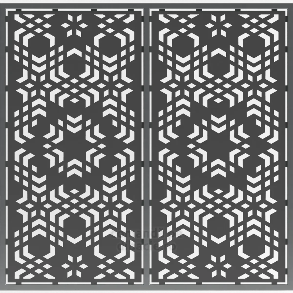 Panou poarta si gard metalic - Multidimensional