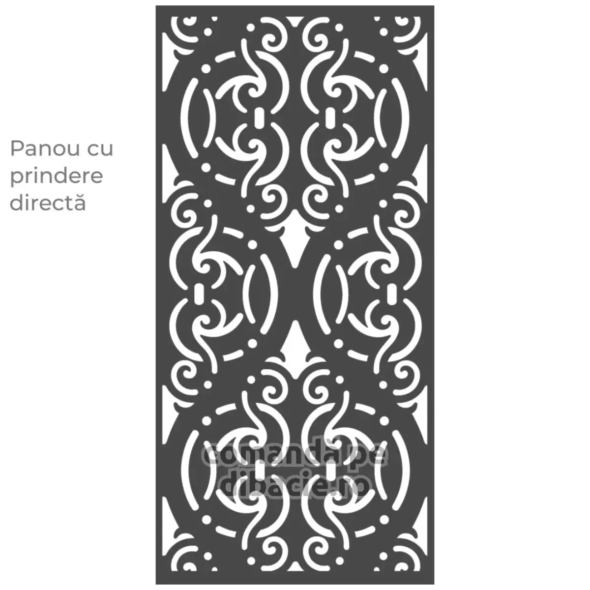 Panou poarta si gard metalic - Damasc