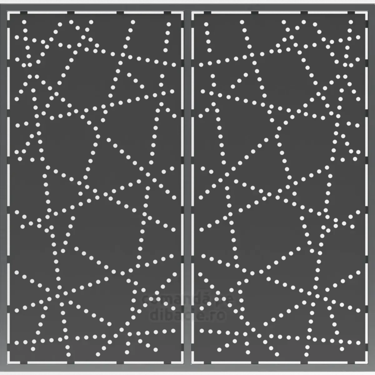 Panou poarta si gard metalic - Raze