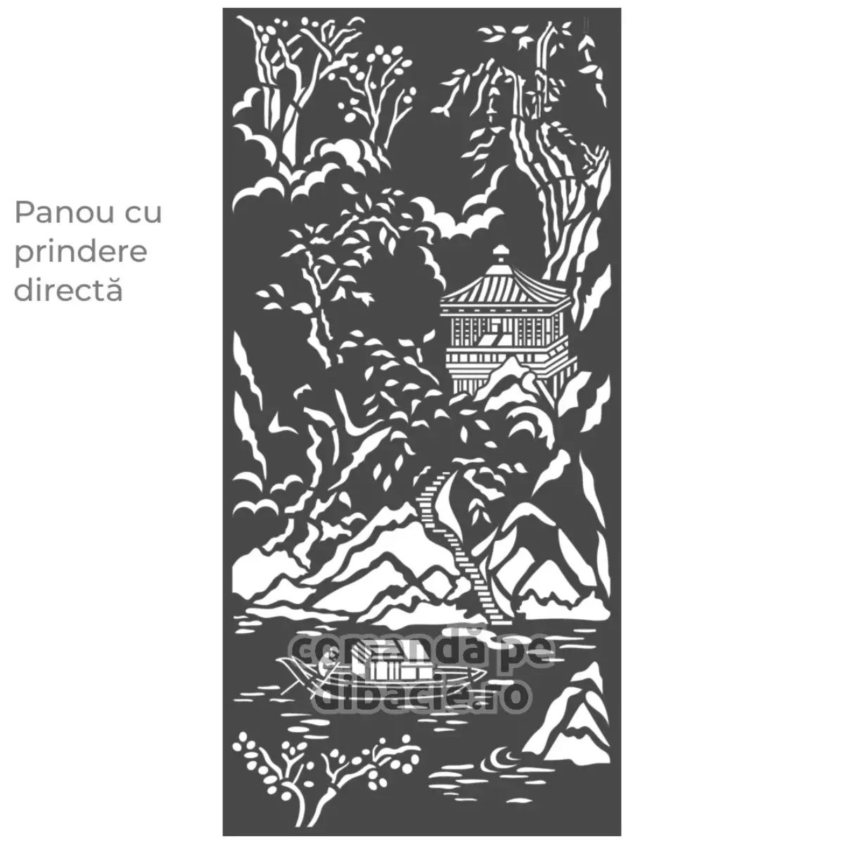 Panou poarta si gard metalic - Fluviul galben